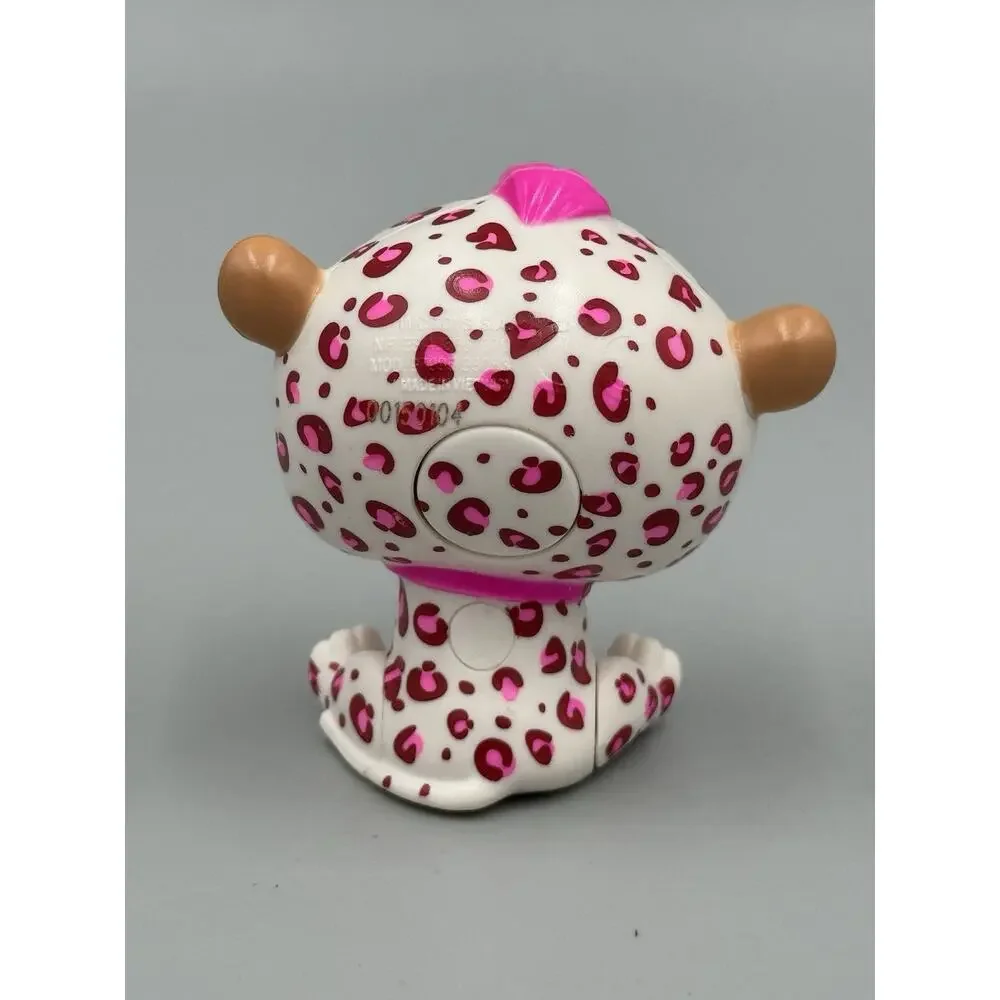 Set Of 2 Plastic Colorful Adorable Animal Pet Figures